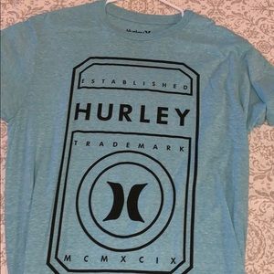 Hurley trademark Roman tee.